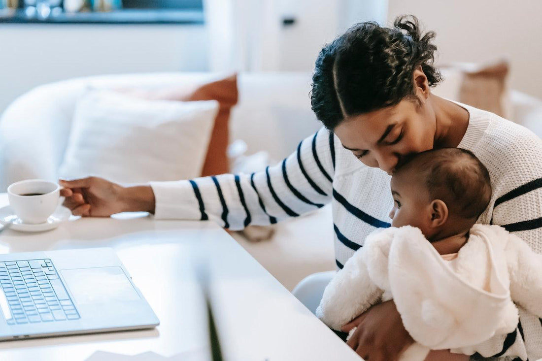 Parenting working from home with a baby