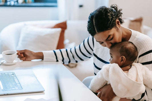 Parenting working from home with a baby