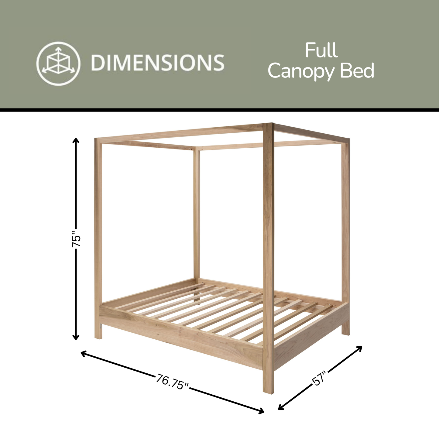 The Acadia Canopy Bed
