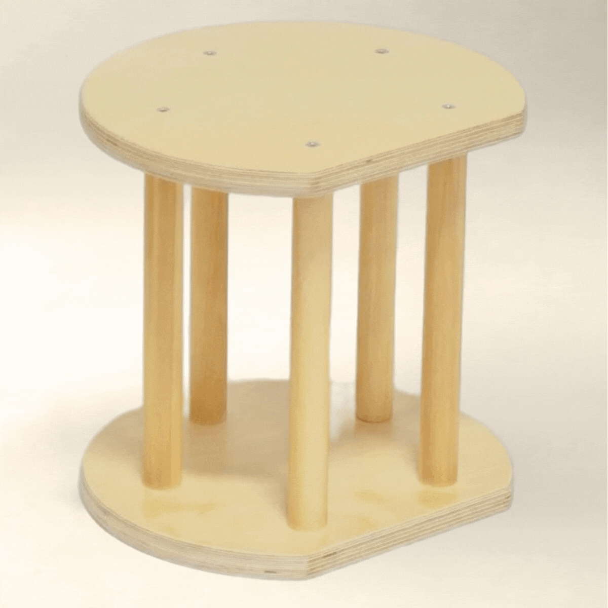 wooden stool for children changes heights