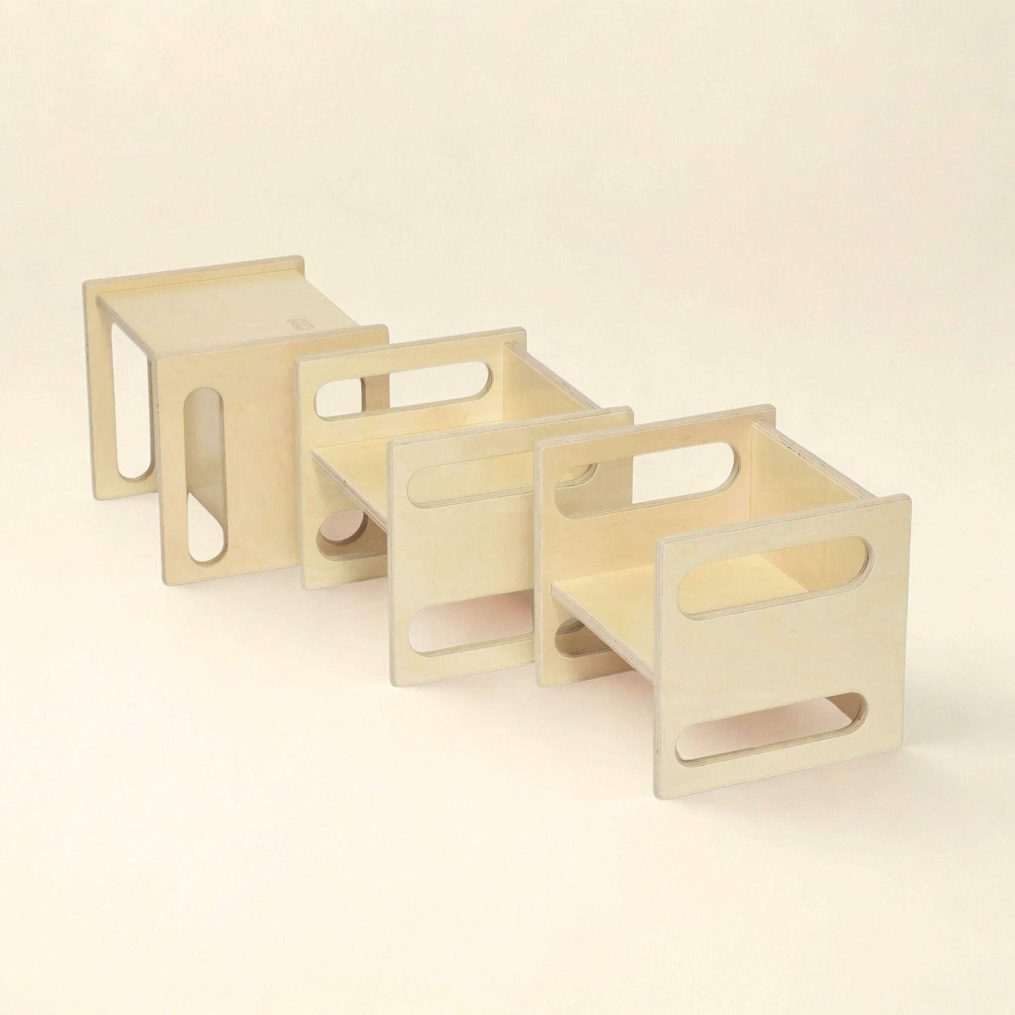 Montessori Cube Chair different seat positions