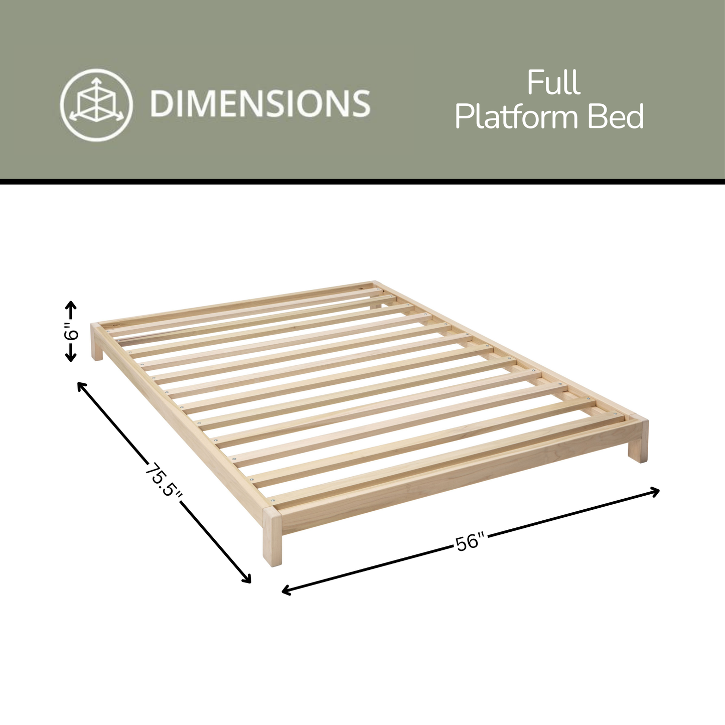 full platform dimensions