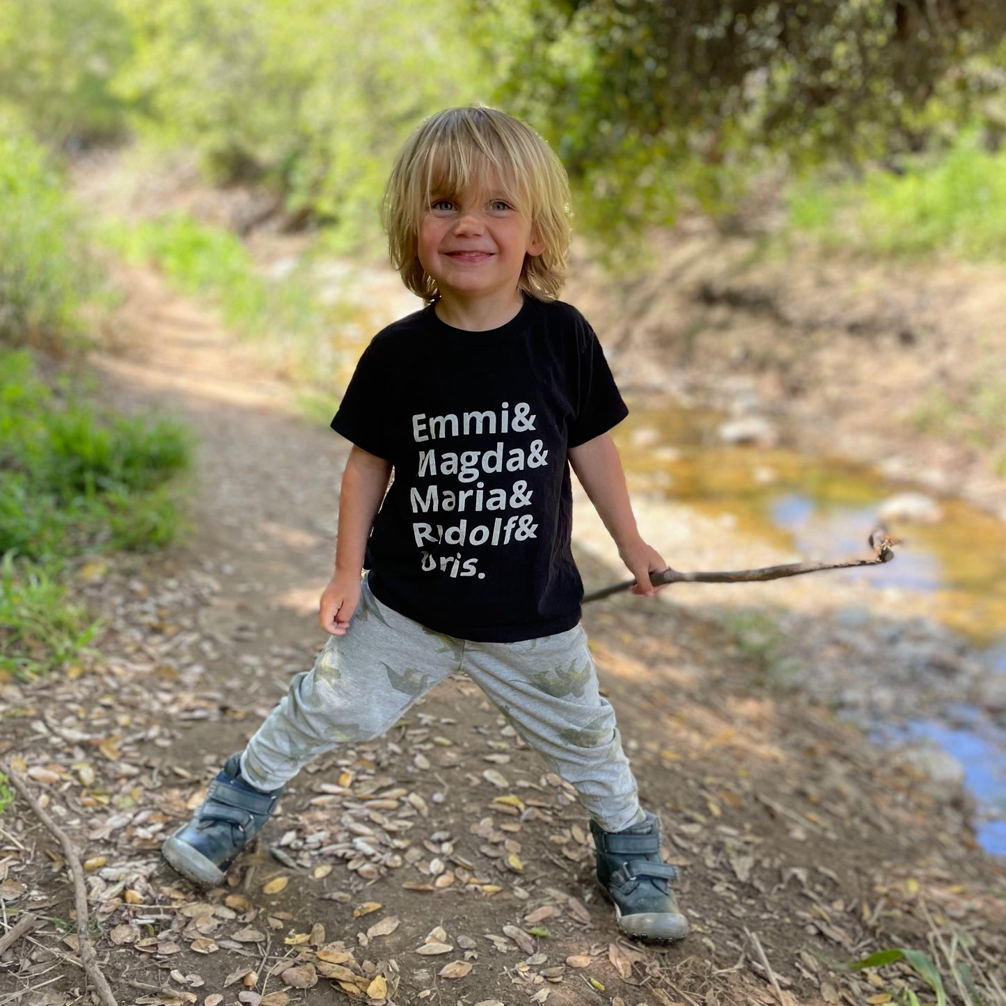 Kid wearing The Founders - Toddler T-Shirt