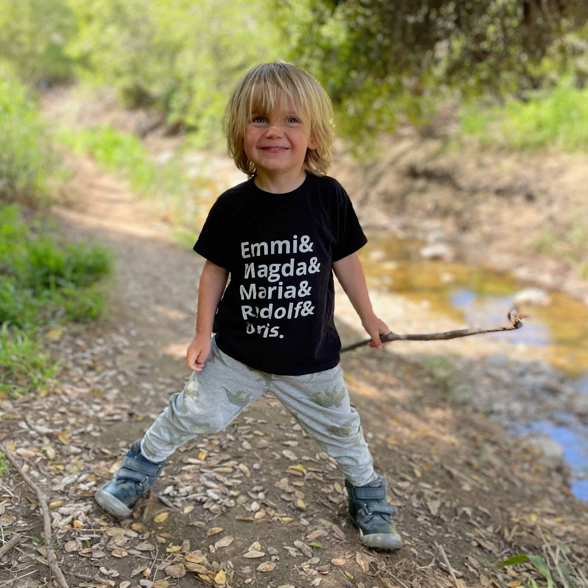 Kid wearing The Founders - Toddler T-Shirt
