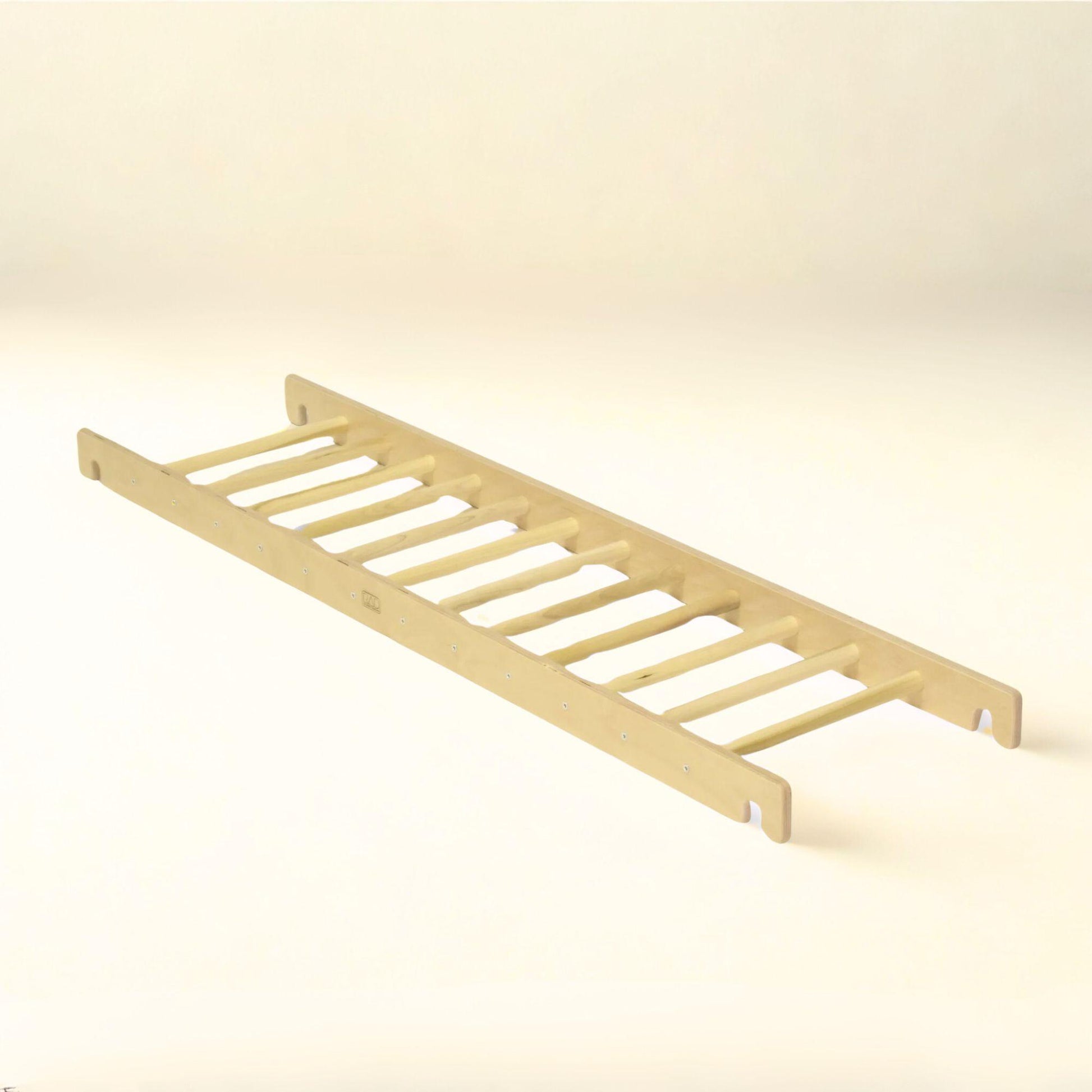 Ladder for pikler triangle climbing sets