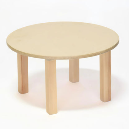 wooden table for infants and toddlers. round 24 inch size