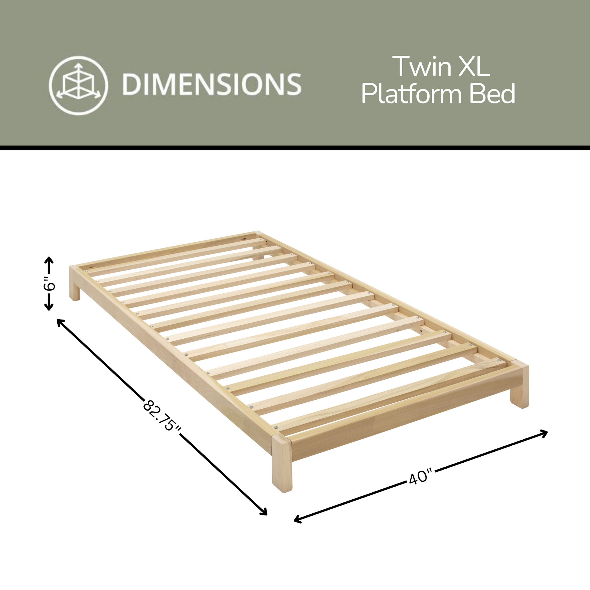 twin platform dimensions xl