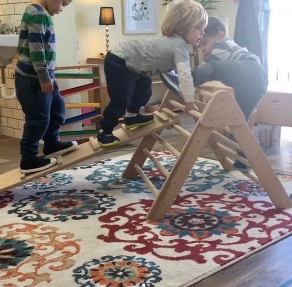Foldable Pikler Triangle (Small) - RAD Children's Furniture - pikler triangle - montessori toddler furniture - climbing triangle - nursery room