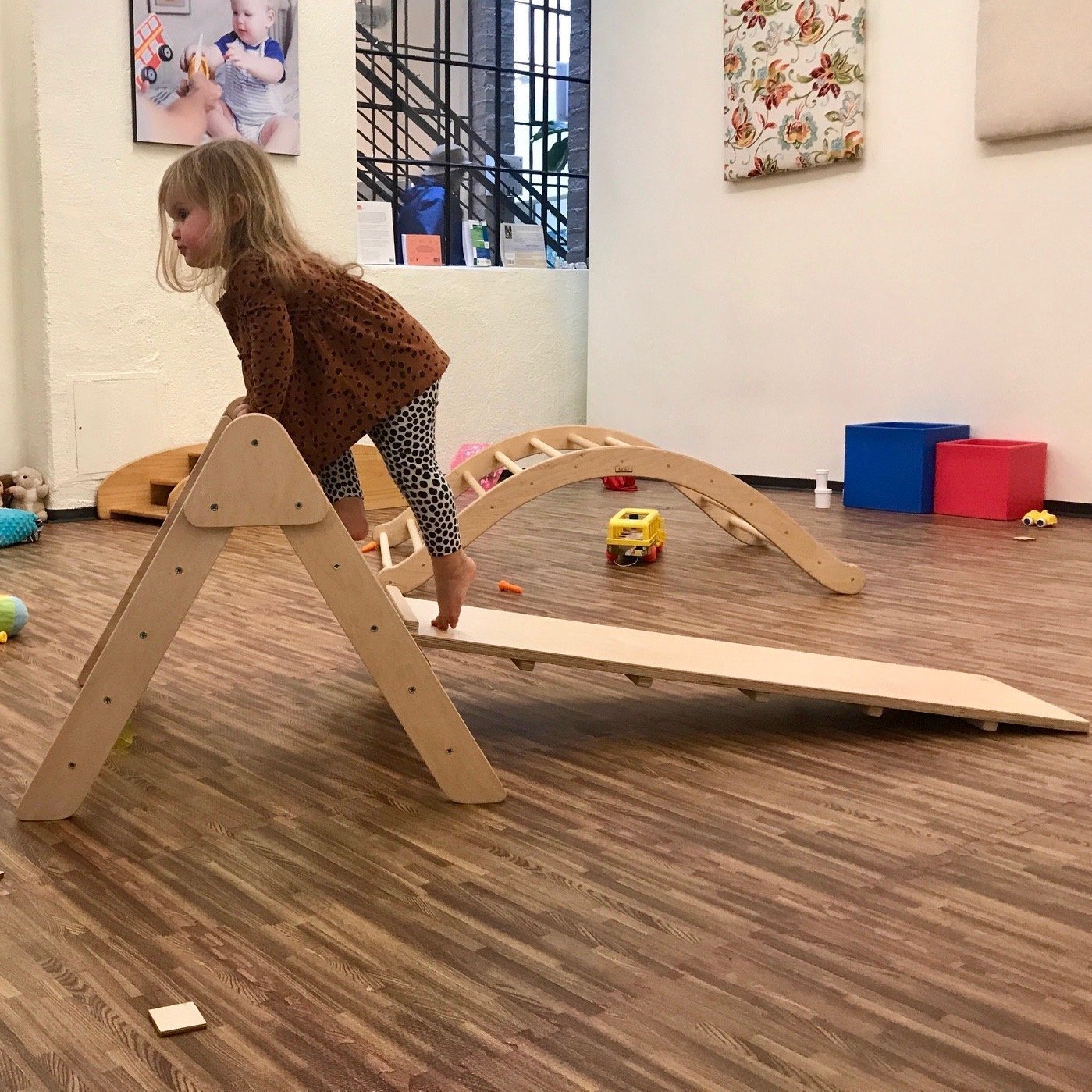 Foldable Pikler Triangle (Small) - RAD Children's Furniture - pikler triangle - montessori toddler furniture - climbing triangle - nursery room
