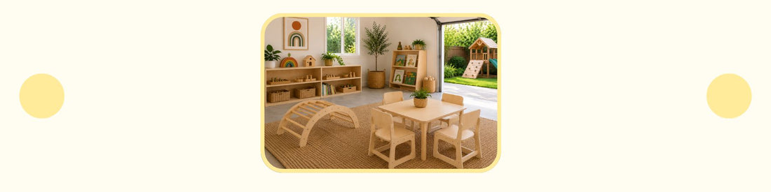 How to Turn a Garage into a Montessori-Inspired Play Space Your Kids Will Actually Use