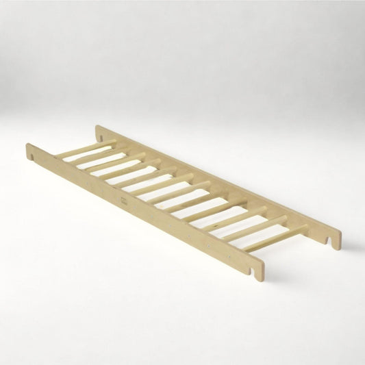 Ladder for pikler triangle climbing sets