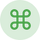 Solid green circle