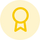 Solid yellow circle