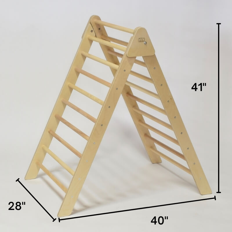 dimensions of RAD extra large pikler triangle