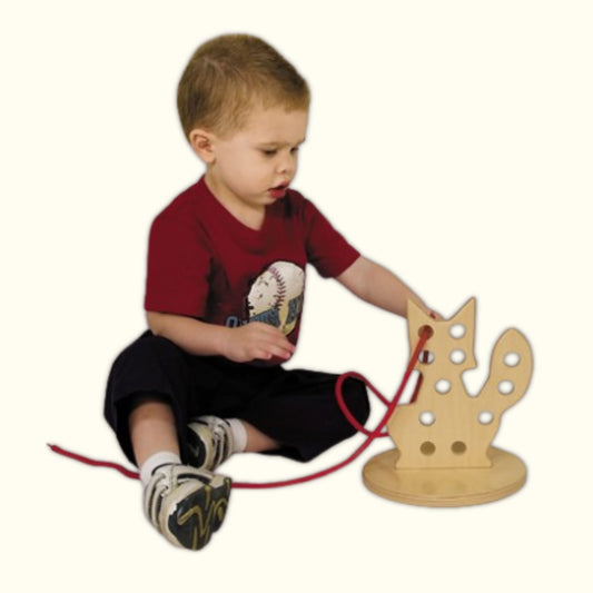 Lace & Learn Toy with Child
