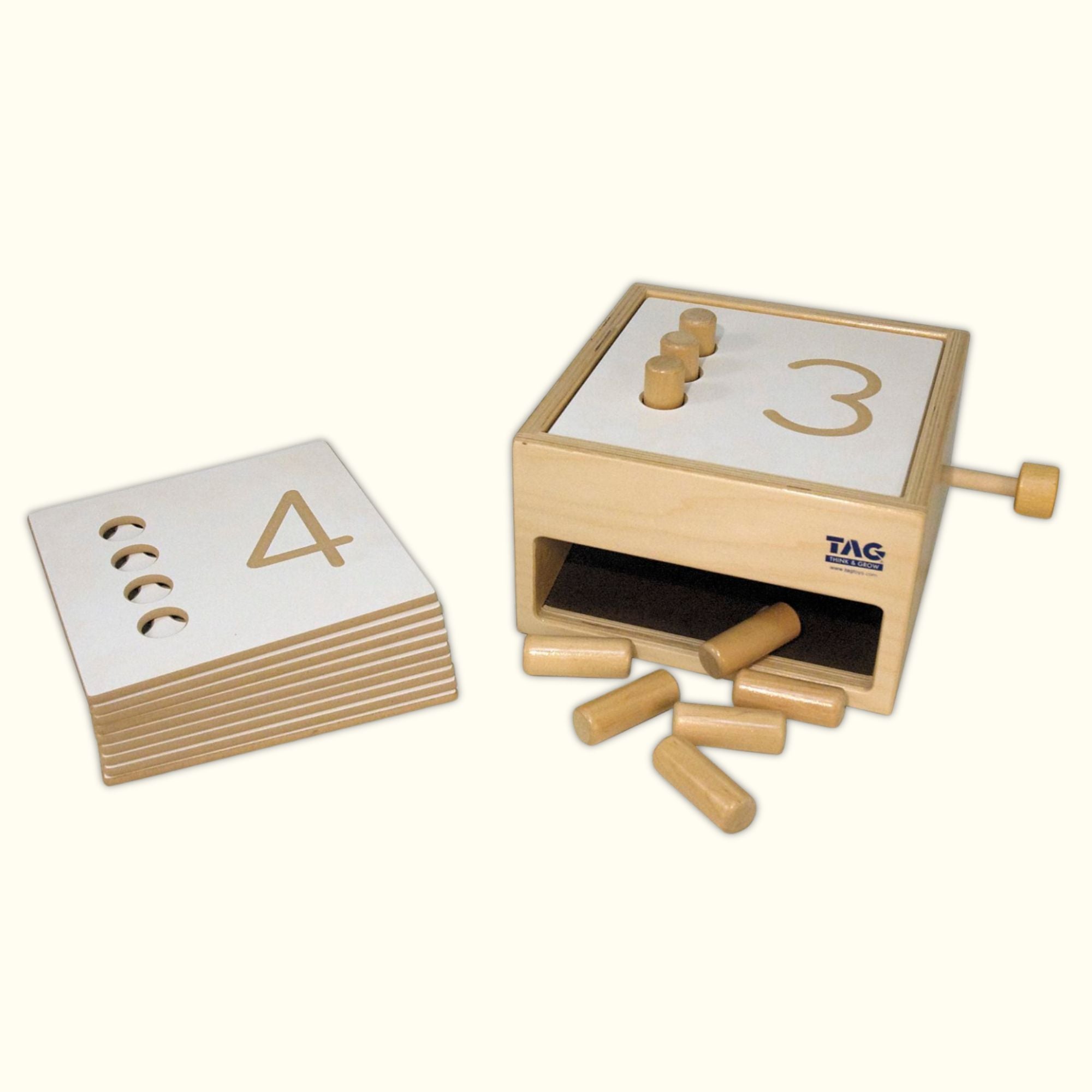 Tumble Down Counting Pegs – TAG Toys Counting Game
