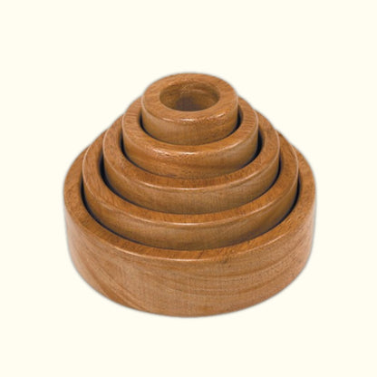 Montessori Wooden Stacking Ring Tower