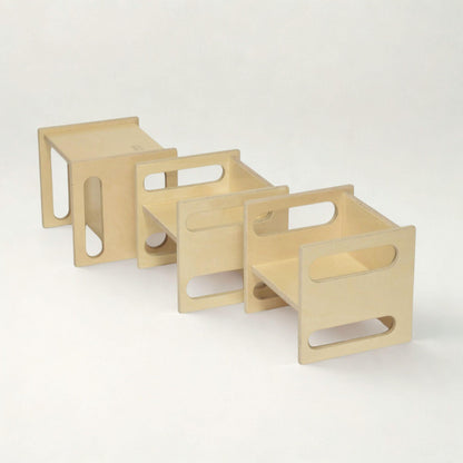 Montessori Cube Chair different seat positions