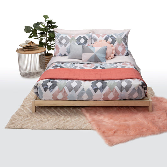 full platform bed font view