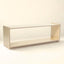 Low and wide wooden montessori shelf for infants and toddlers