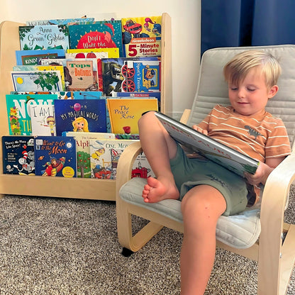 Tiered Montessori Bookshelf