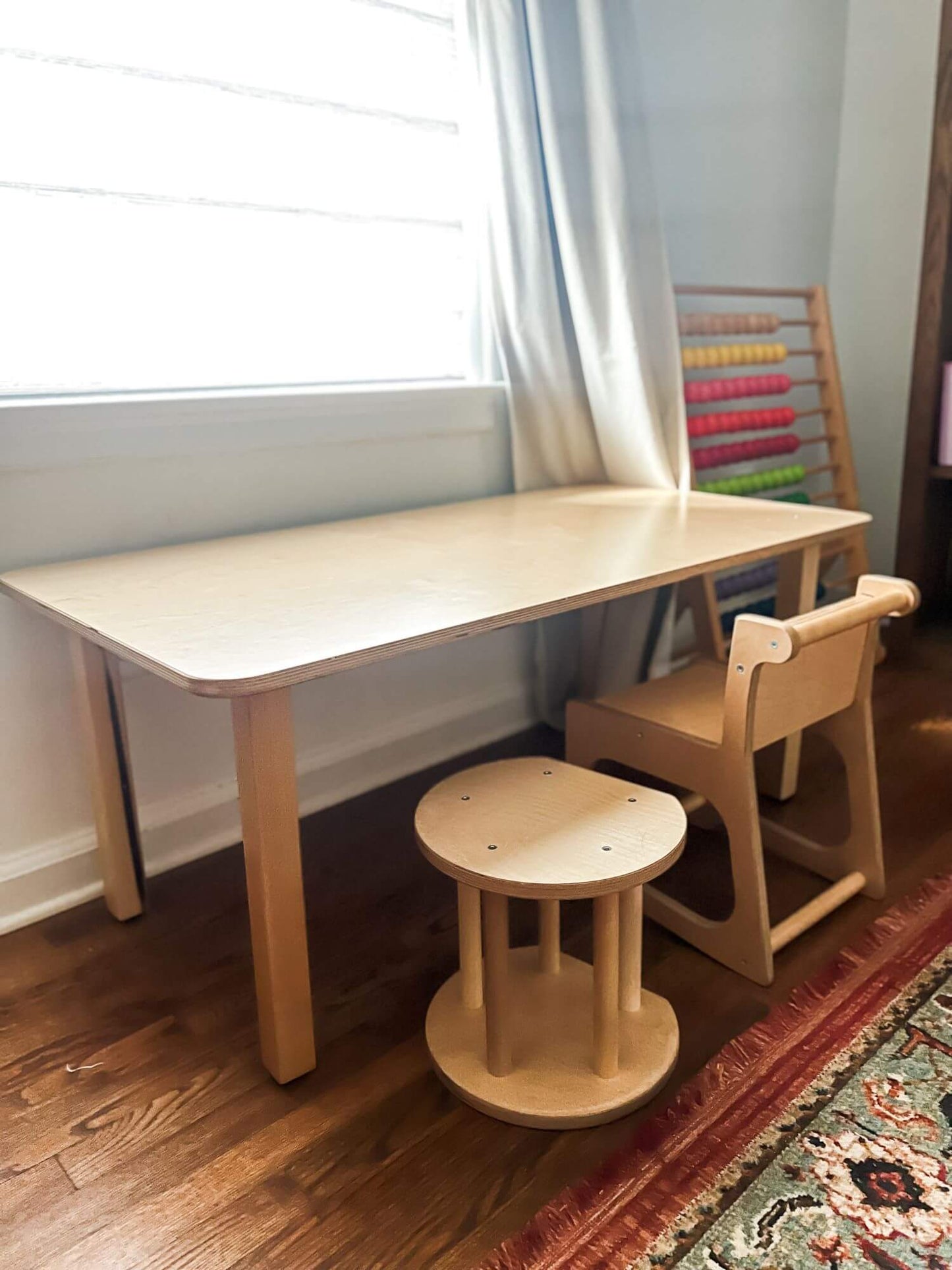 montessori furniture. montessori table and chairs.
