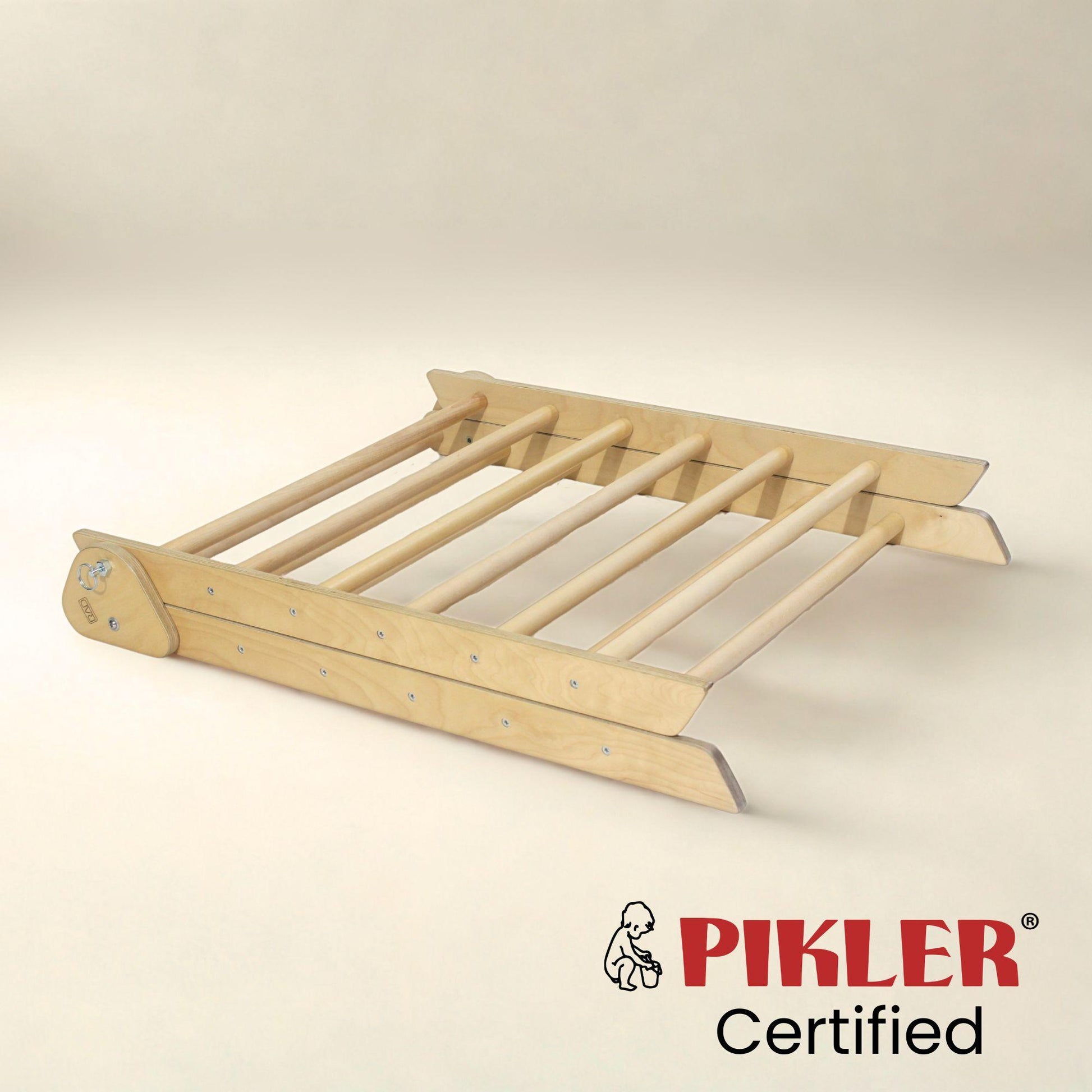 A folded pikler triangle.  This is not a Pikler triangle Ikea but an american made one.