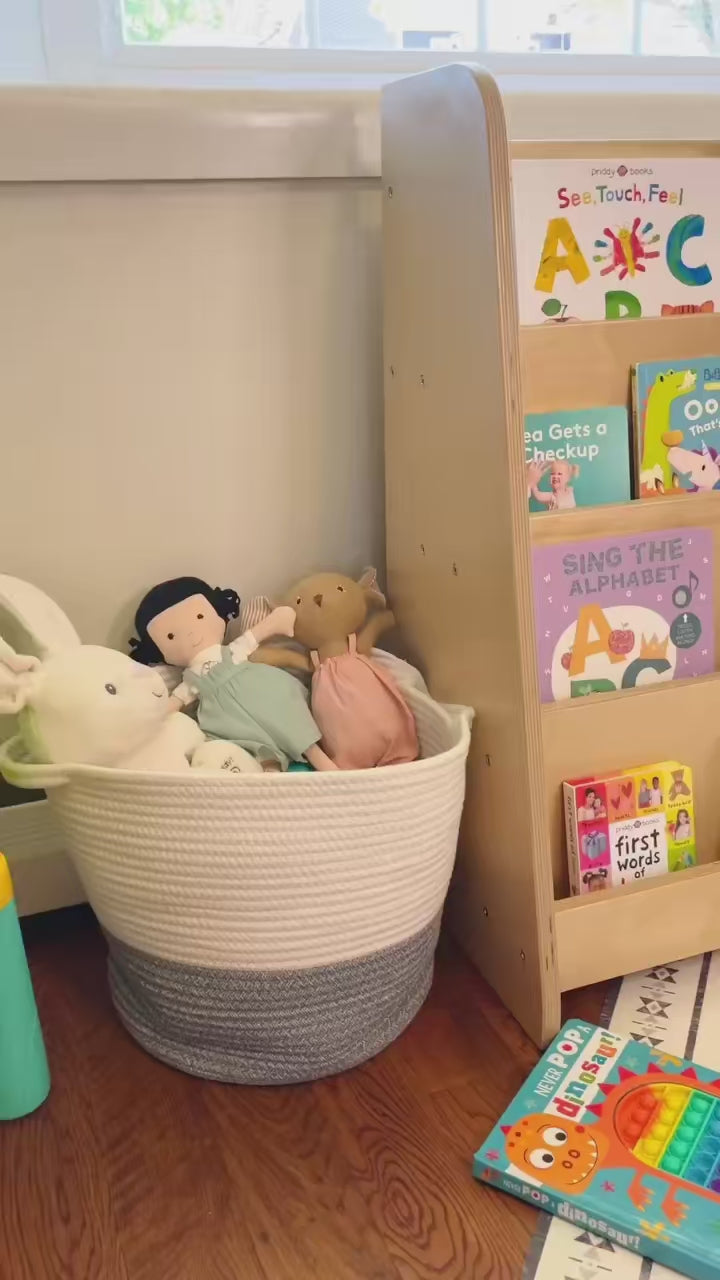 benefits of montessori bookshelf video