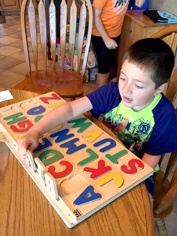 Wooden Alphabet Puzzle Toy
