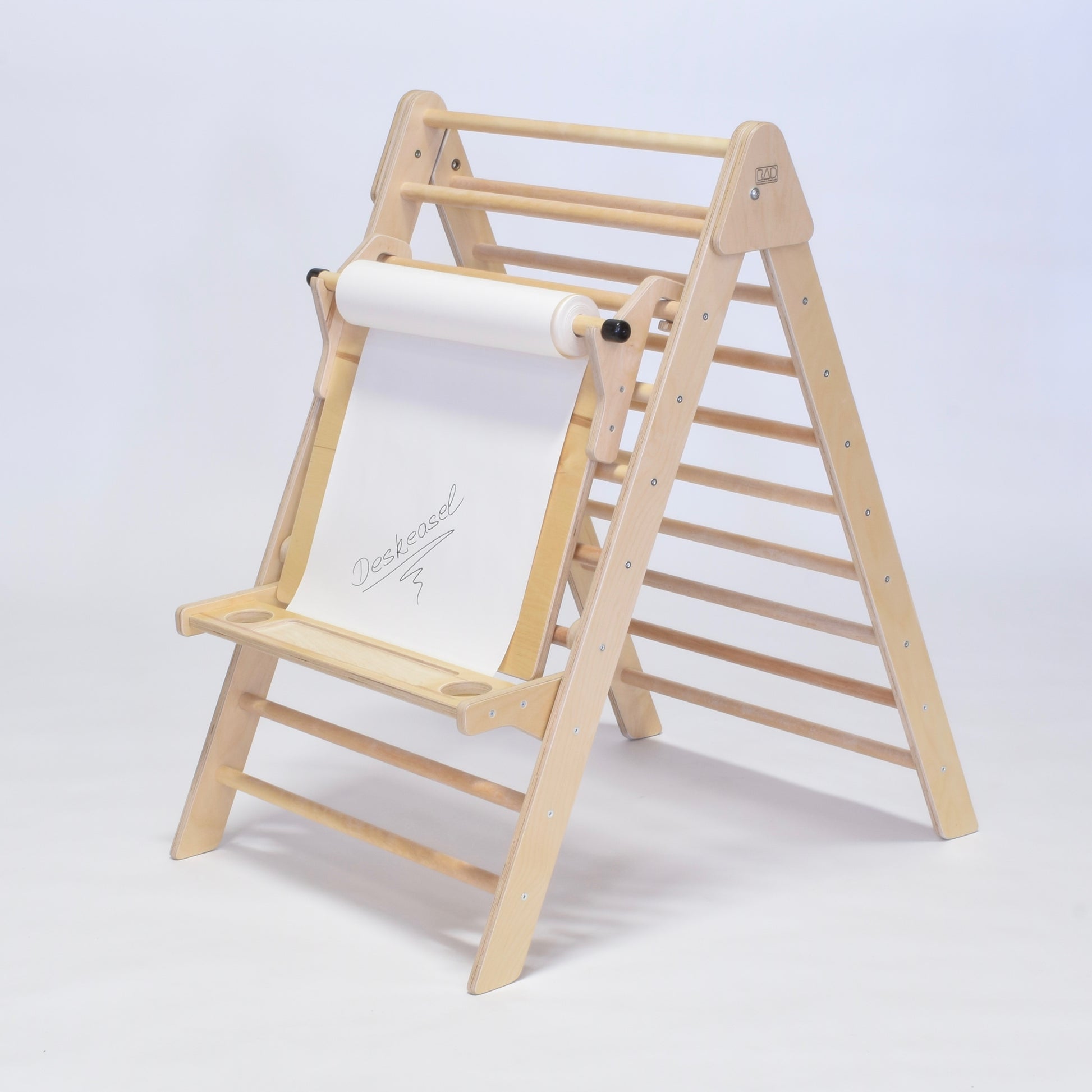 Pikler triangle and easel set