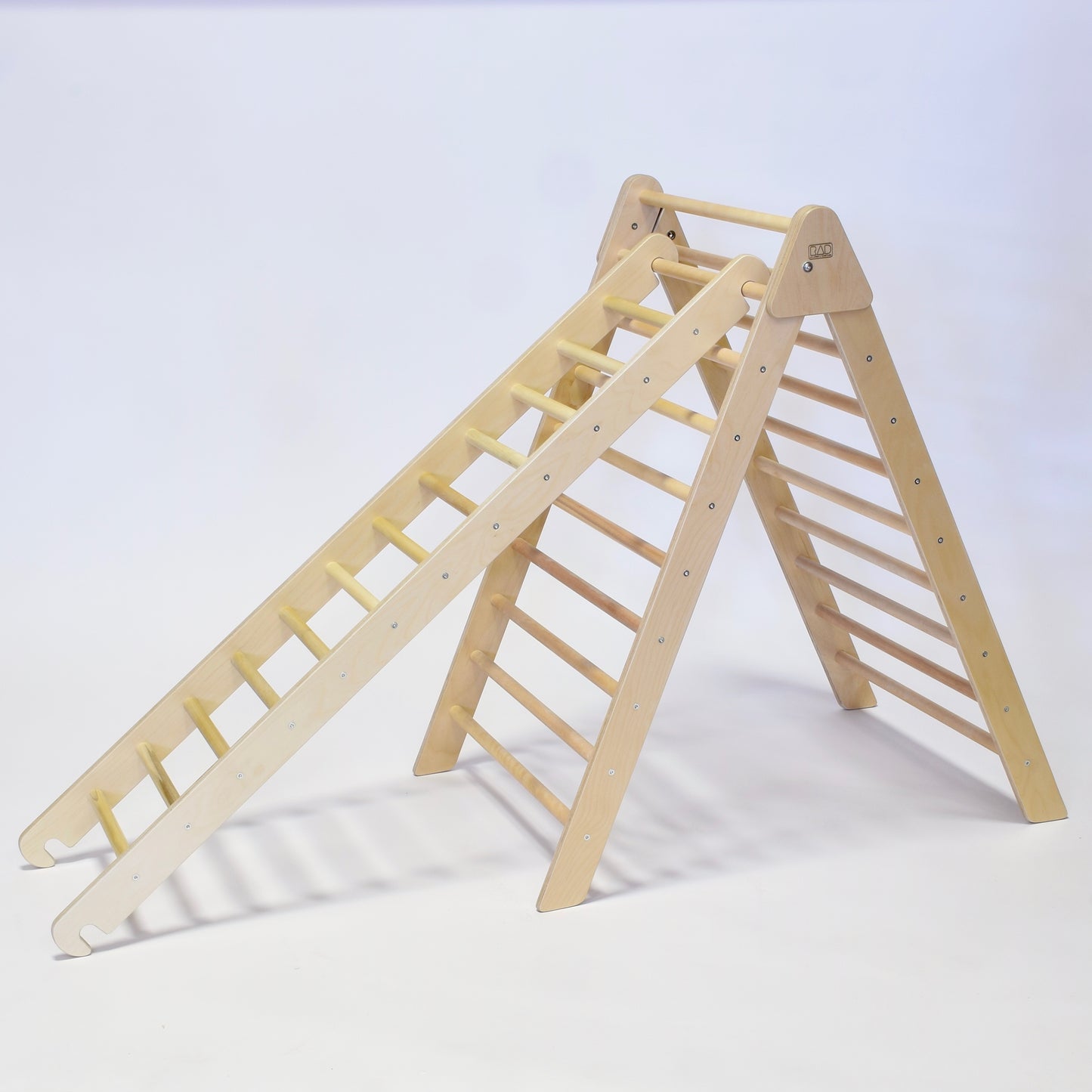 pikler triangle ladder with jumbo pikler triangle