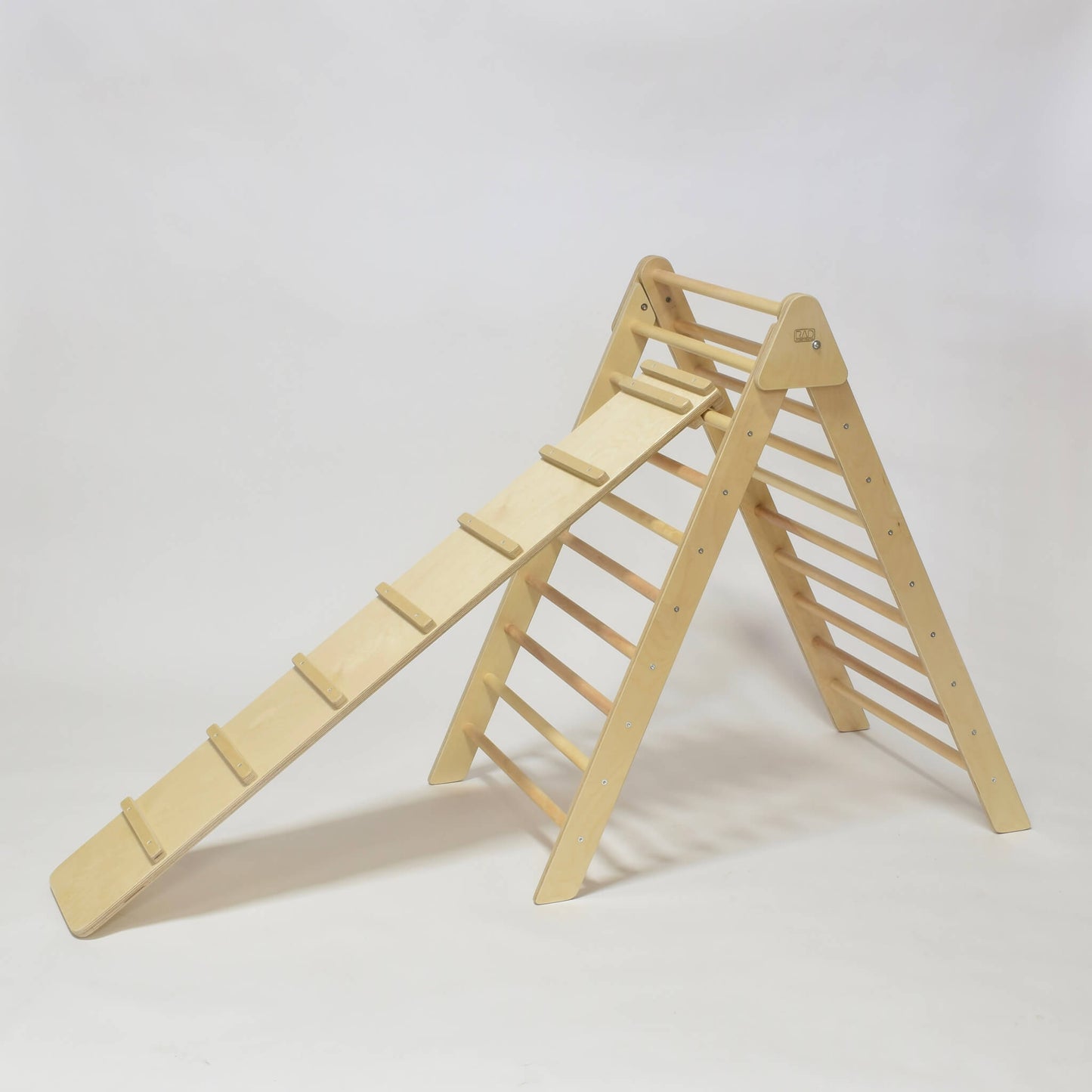 Large Pikler Climbing Triangle with climbing ramp