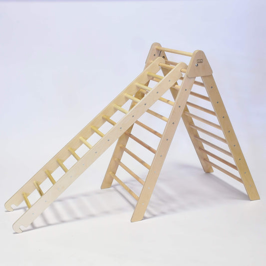 Large Pikler Triangle with ladder climber