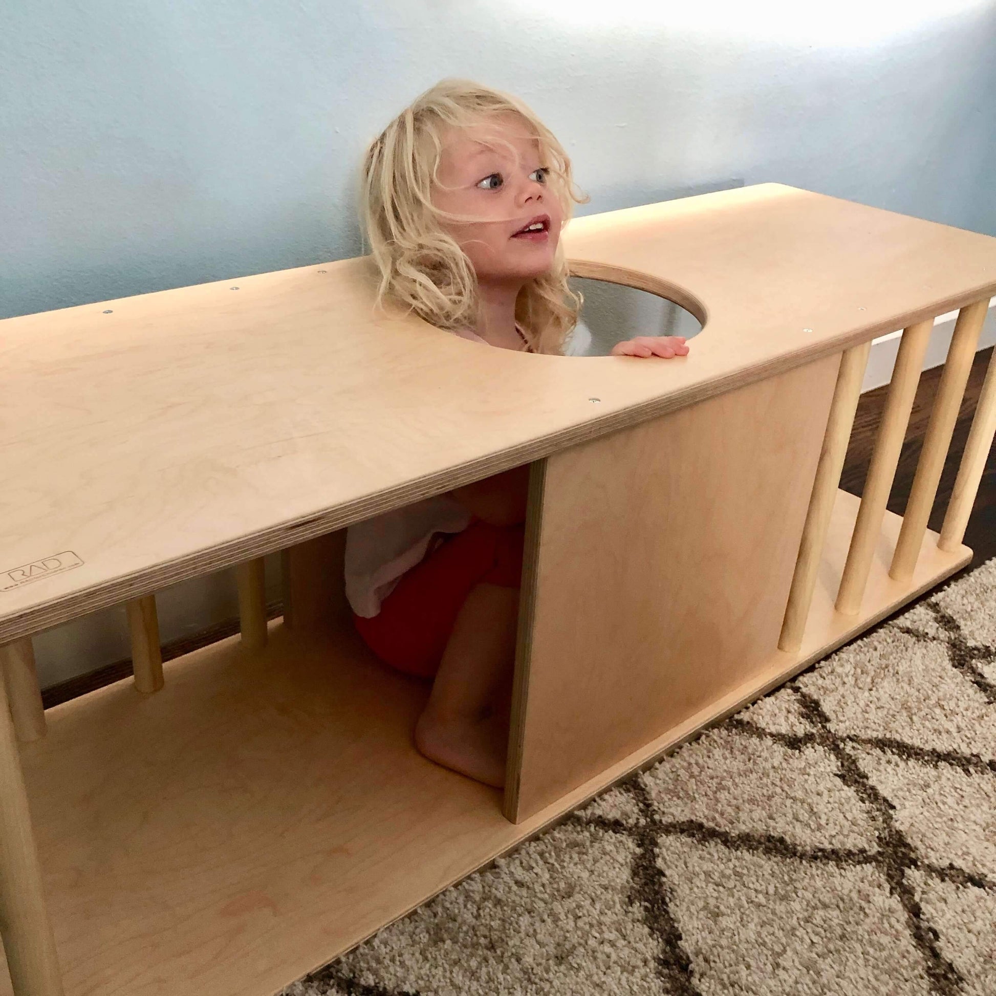 Pikler Labyrinth - RAD Children's Furniture - pikler triangle - montessori toddler furniture - climbing triangle - nursery room
