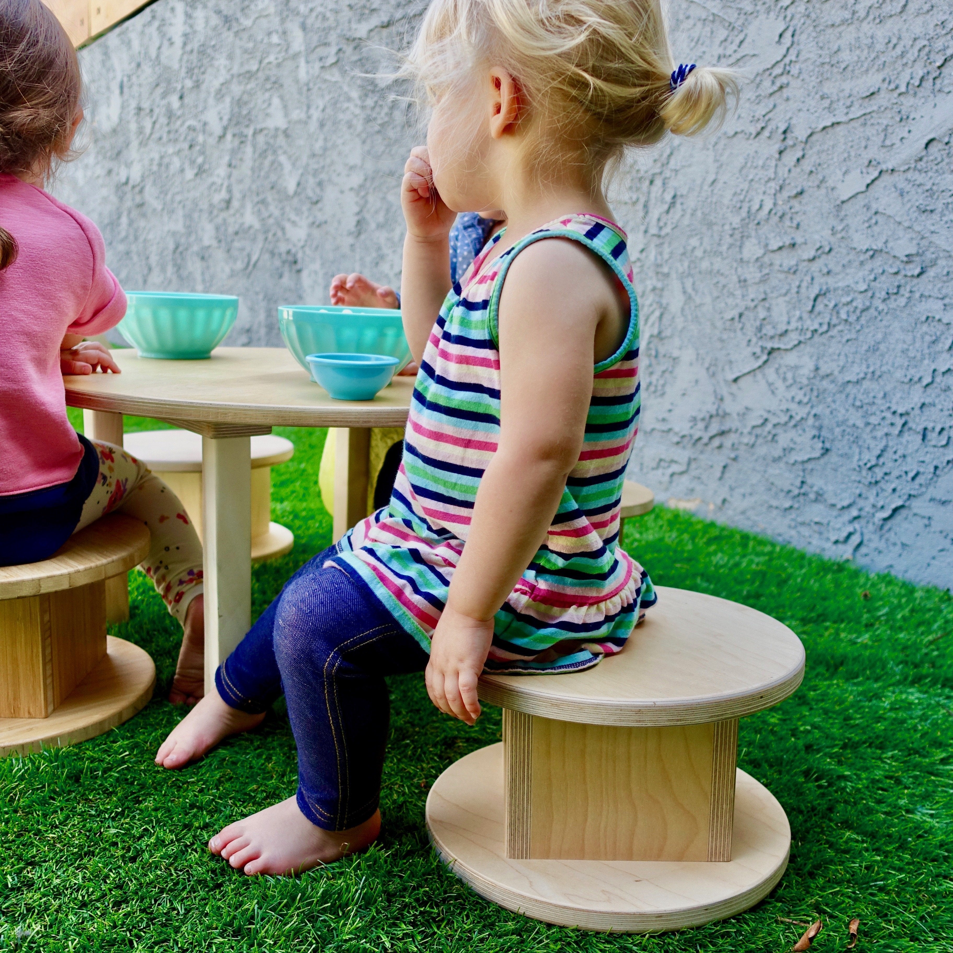 Wooden Stool for Children. RIE and Montessori Inspired – RAD