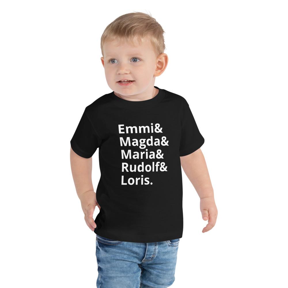 Childrens shirt for montessori kids in black